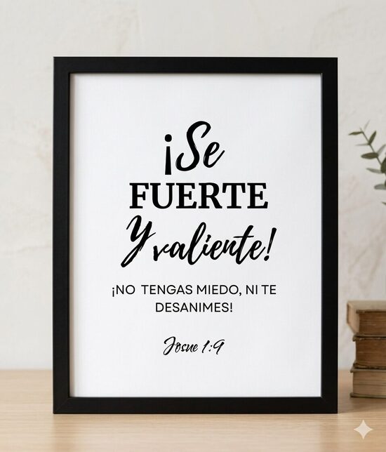 Se Fuerte y Valiente Josué 1:9
